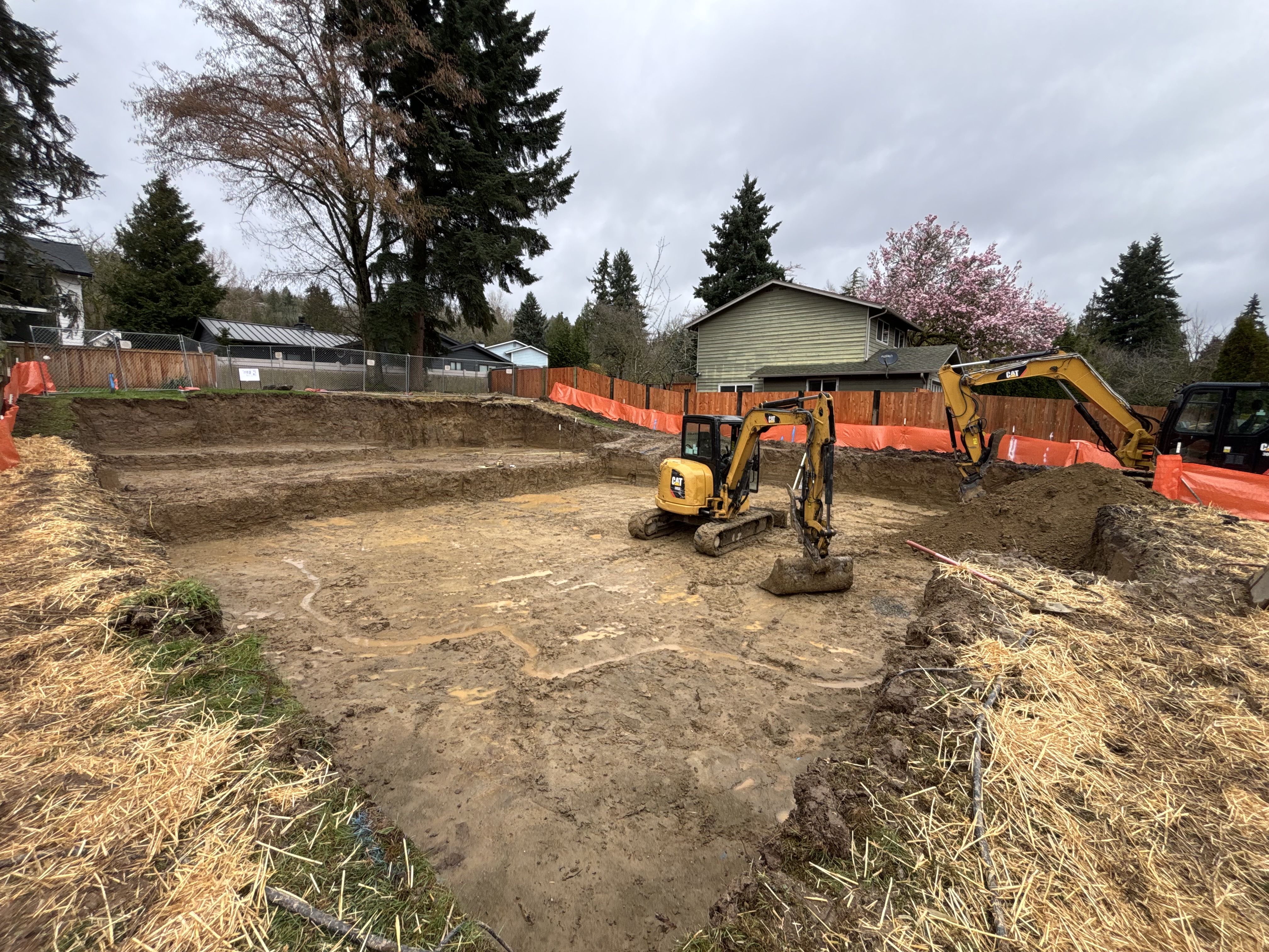 Compass Property Service excavation and grading work